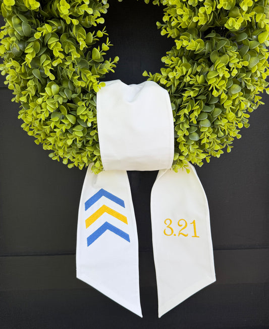 Down Syndrome Advocacy Wreath Sash