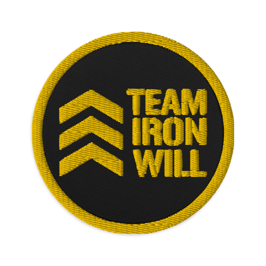 "Team Iron Will" Embroidered Patch