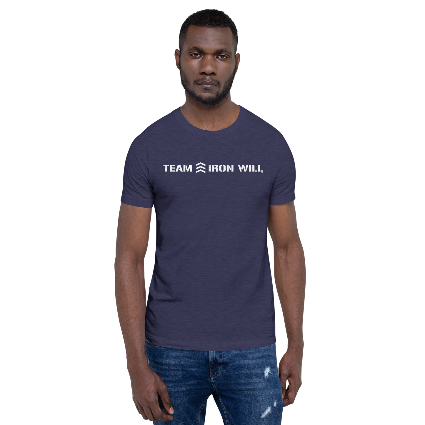 "Team Iron Will" Unisex t-shirt (Stretch Art - White)